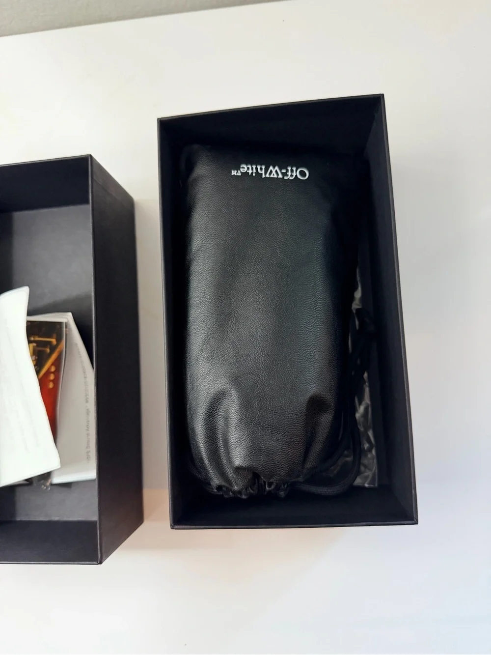 Off-White Black sunglasses come with VR/AR Accessory Box